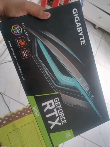 Placa de vídeo 3080 dlss top de linha chama no Pix sem defeito sem detalhes