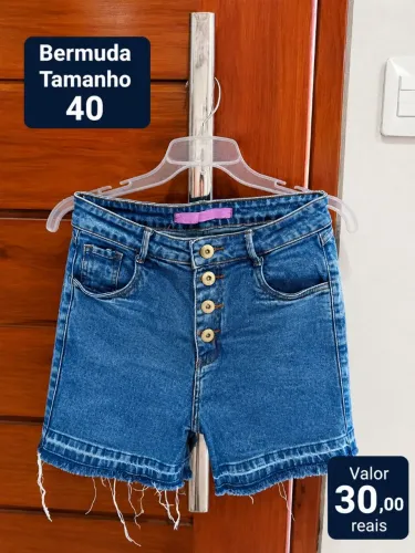 BAZAR 40,00 às 2 bermudas