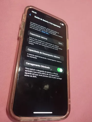 iPhone X 256Gb 100% Saúde da Bateria.