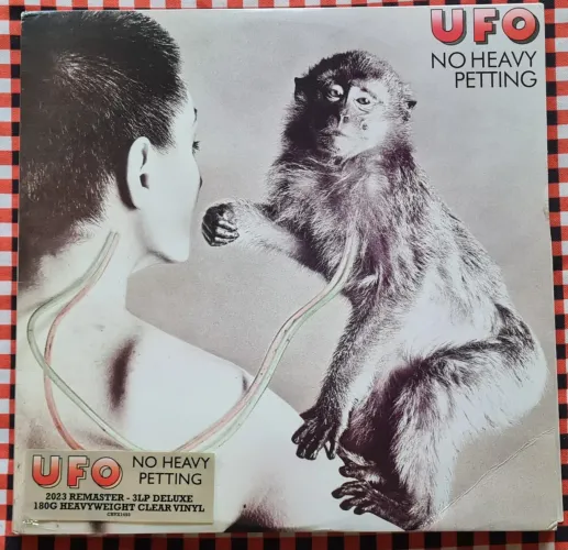 LP vinil UFO no Heavy Petting Triplo colorido edição de luxo