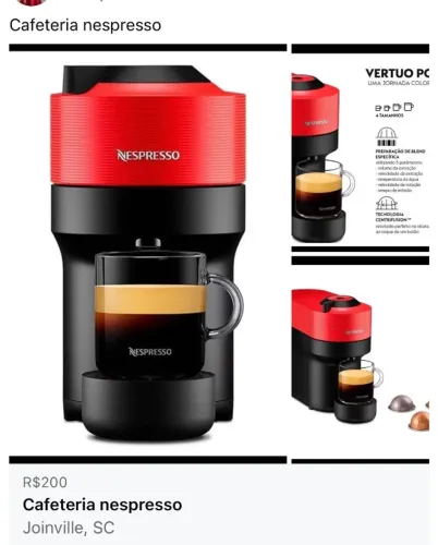 Cafeteira capsula