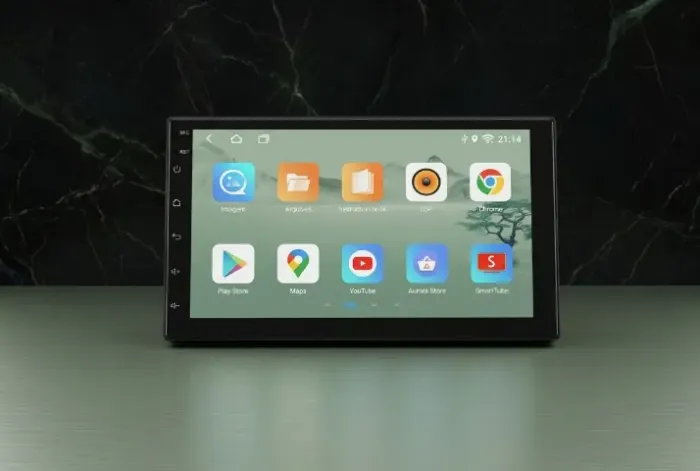 Multimídia 2DIN 7 pol Android 3GB RAM 32GB CarPlay Android Auto