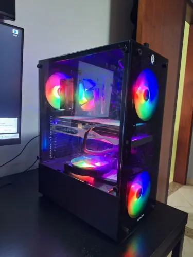 PC Gamer - RX 7600 8GB Steel Legend + i5 9ª Gen + 16GB RAM + 2.5TB SSD/HD