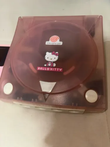 Dreamcast Hello kitty + GDEMU e controle