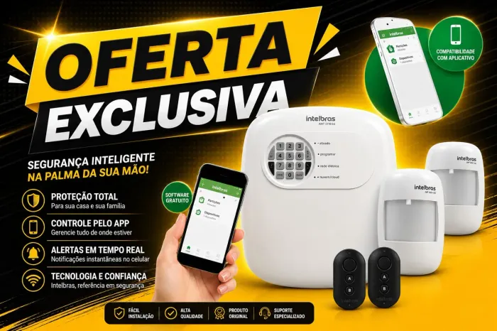Alarme residencial e comercial 