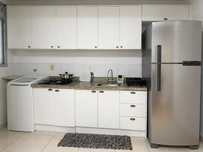 Conjunto de Armários de Cozinha Emily Henn - Branco Fosco - 100% MDF