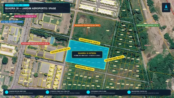Área para incorporação no Jardim Aeroporto em Várzea Grande