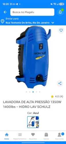Lavadora de alta pressão