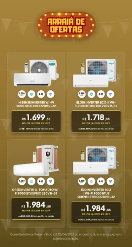 Promoção Ar Condicionado Novo Na Caixa - Catálogo Completo