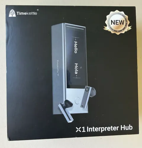 Timekettle X1 Interpreter Hub ? Fone Tradutor Novo, Sem Uso, com Nota Fiscal