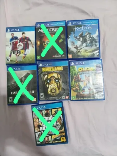 jogos de PS4 por R$70 cada