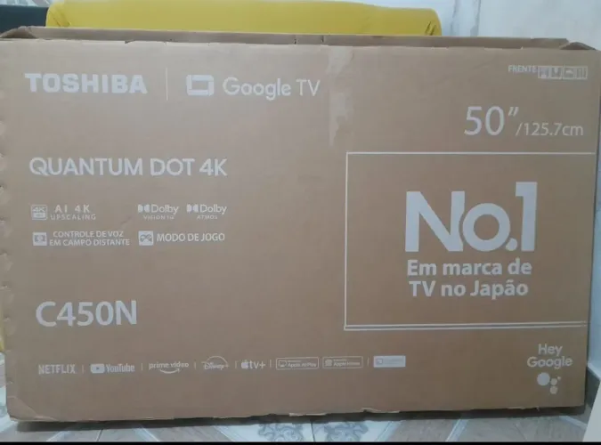 TV Nova Toshiba 50 polegadas