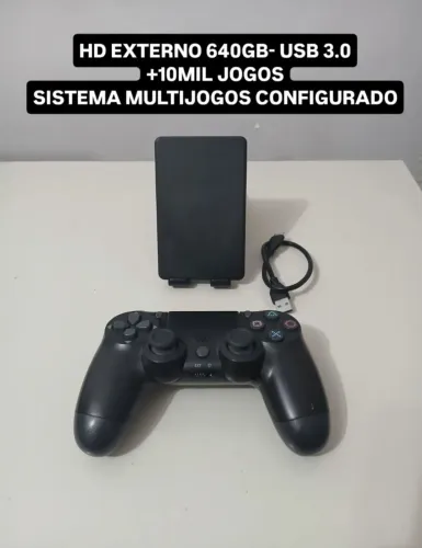 HD EXTERNO 640GB LOTADO DE JOGOS
