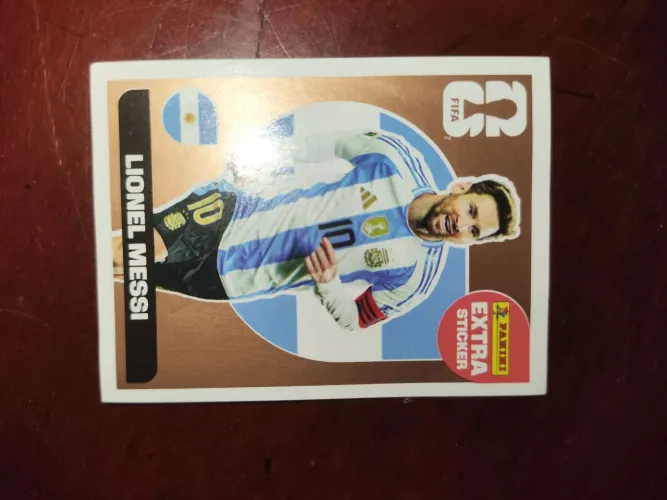 Figurinha do Messi bronze