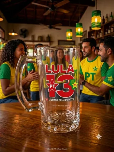 Caneca chopp de vidro 500ml Presidente