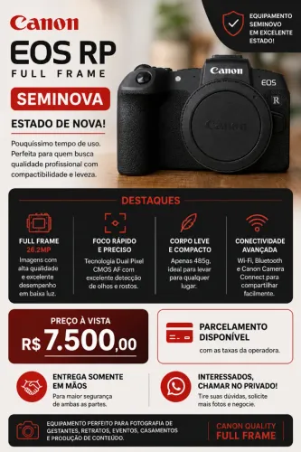Câmera Canon RP