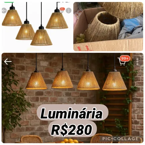 Luminária pendente