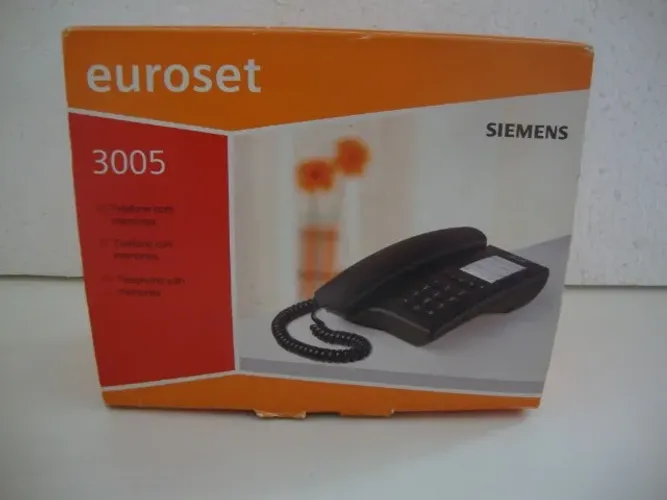 Aparelho Telefônico Fixo Marca Siemens Modelo Euroset 3005.