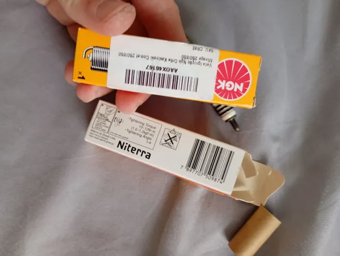 Par Vela de Iridium modelo cre8ix vela para motor
