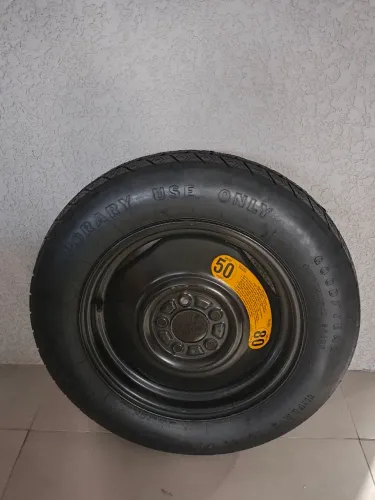 Estepe, pneu e roda aro 16, furação 5x114 Dodge, Opala, Maverick, Ranger 