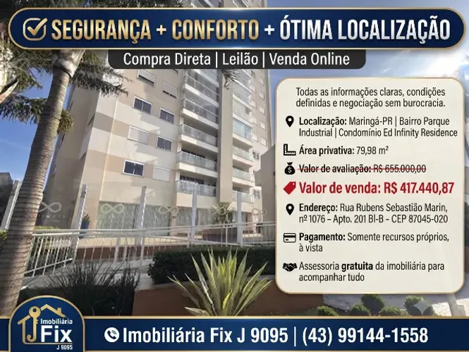 ? SEGURANÇA + CONFORTO + ÓTIMA LOCALIZAÇÃO Compra Direta | Leilão | Venda Online