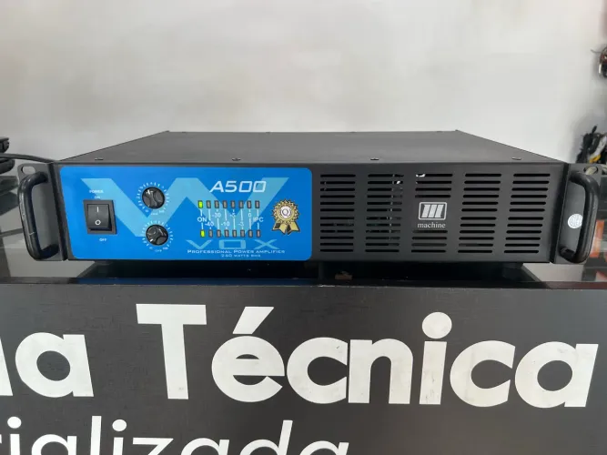 Potência Amplificador Machine A500
