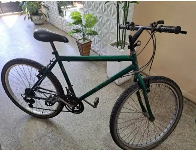 Bicicleta de Passeio Caloi aro 29 verde 21 marchas