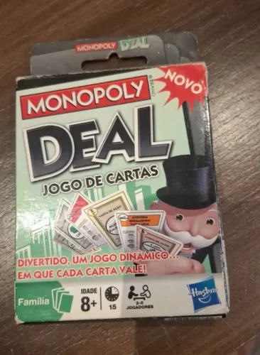 Monopoly Deal Nacional Completo como novo!