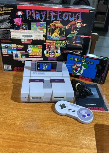 Super Nintendo impecável