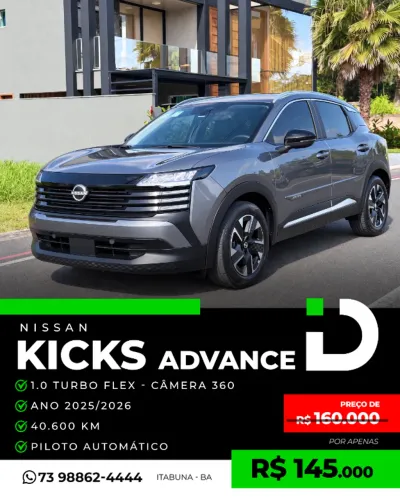 Nissan Kicks 1.0 Turbo Advance 2026