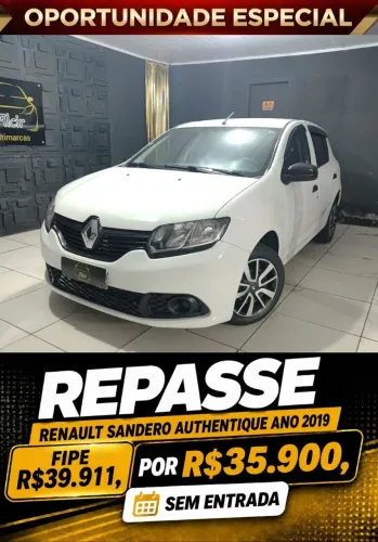 Renault Sandero Authentique Flex 1.0 12V 5P 2019