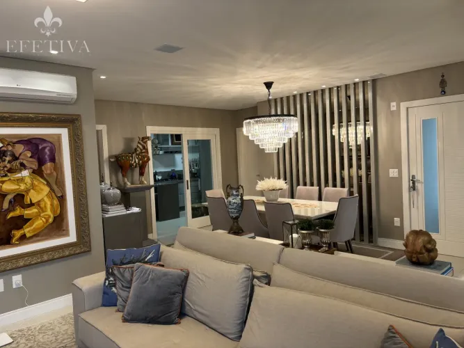 Locação de belíssimo apartamento, totalmente mobiliado e decorado frente mar em Balneário 
