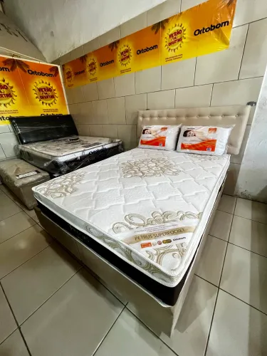 Colchão, cama box, baú, cabeceira. Entrega gratuita em 24h!