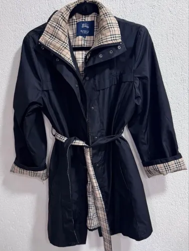casaco burberry preto feminino