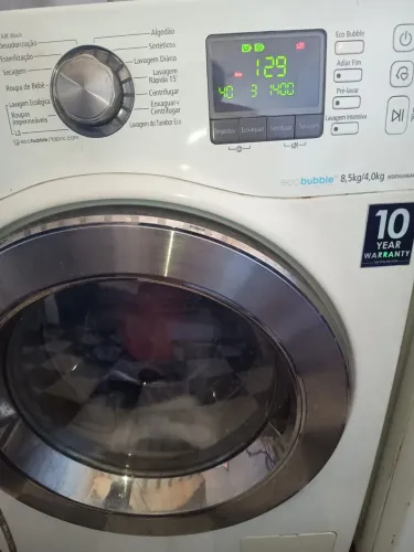 LAVA E SECA SAMSUNG 8,5KG FUNCIONANDO PERFEITAMENTE.
