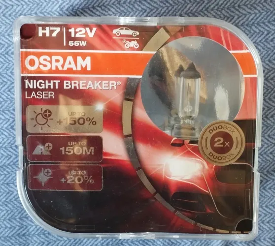 Par Lâmpada H7 Osram Night Breaker Laser