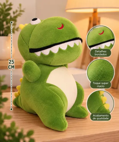 Ursinho de pelúcia dinossaurinho