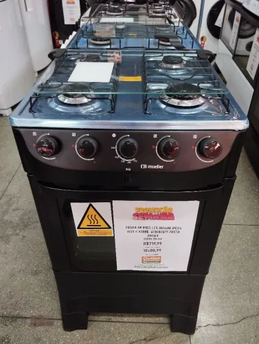 Fogão 4 bocas Mesa inox Acend.Eletrico Barato