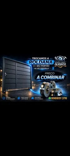 Trocamos roldanas ,fechaduras , fazemos reparos e reformas de portões 