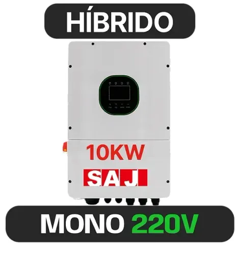 INVERSOR SAJ MONO HIBRIDO 10KW-H2 220V 2MPPT
