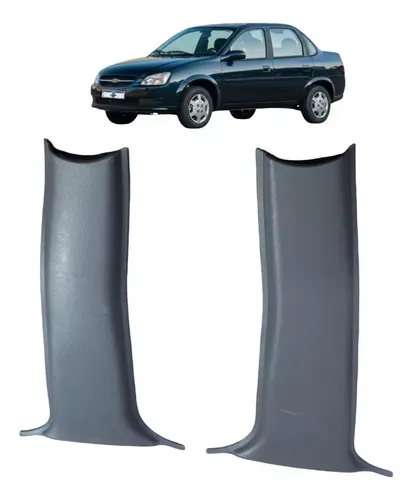 Par Moldura Coluna Central Corsa Classic 2014 1.0 Uzad0