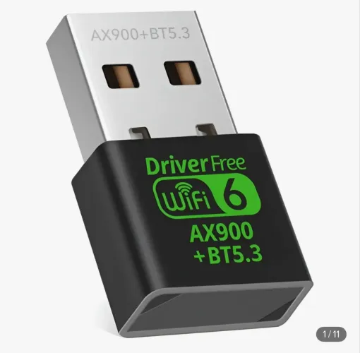 Adaptador USB Wifi 6 AX900 + Bluetooh 5.3 (NOVO)
