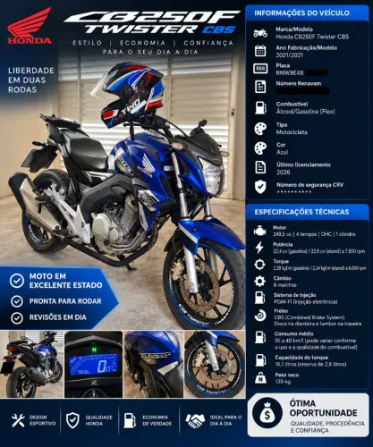 Honda cb Twister 250