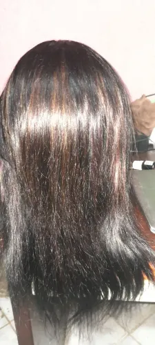Vendo peruca cabelo humano liso linda 850 reais