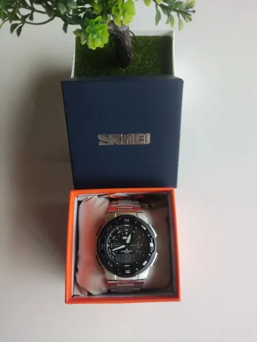 Relógio SKMEI 1370 Masculino | Digital, LED e Aprova d'agua 5ATM <br>