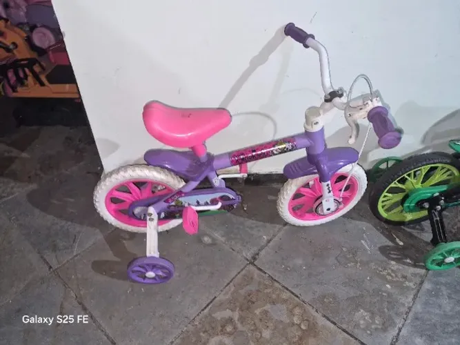Bicicleta infantil Nathor Aro 12 cor rosa (3 anos) altura entre 90cm e 1m