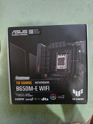 Placa-Mãe ASUS TUF Gaming B650M-E WIFI. AMD AM5