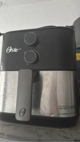 Air fryer seminova com grade oxidada