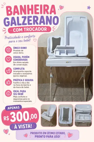 Banheira Burigotto Semi Nova Conservada