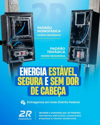 ? Poste Padrão Neoenergia Pronto para Ligação